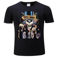 ราคา พร้อมส่ง guns n roses Men Women t shirt Fashion guns n roses Tshirts Summer Tops Tees GnR Rock T shirt Men loose t shirts Plus Size cotton 100 มีรูปแบบต่างๆ (19403277853)
