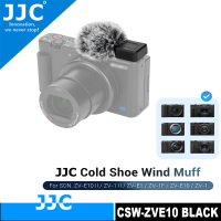 ราคา JJC Cold Shoe Wind Muff สำหรับ Sony ZV E10II ZV 1II ZV E1 ZV 1F ZV E10กล้อง ZV 1กรอบรองเท้าเย็นที่มีฐานยึดสำหรับวางรองเท้าเย็นสามารถติดไฟ LED หรือไมโครโฟนได้ช่วยลดเสียงลมส่งฟรีฝาครอบรองเท้าร้อน (24776