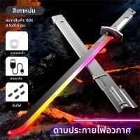 ราคา ขายดี 2025 ดาบเลเซอร์ซามูไร เสียงดริงๆ แสงสีตระการตา ใช้ง่าย เด้งอัตโนมัติ ของเล่นเด็กผู้ชาย สุดเท่ (26276162543)