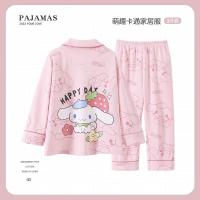 ราคา ชุดนอนเด็กผู้หญิง 100 145 ซม ผ้านิ่มเด้ง ชุดนอนลายการ์ตูน (23318046853)