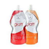 ราคา แบบถุง แท้ ถูก ครีมยืดผม Schwarzkopf Strait Glatt ชวาร์ฟคอฟ ยืดผม แกรท มี 2 สูตร ขนาด 400 มล x 2 (12551038836)
