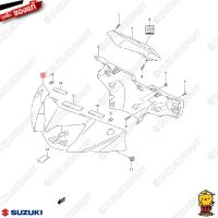 ราคา ชุดสี FRAME แท้ Suzuki Shogun 125 Carbu โฉมแรก 2009 สีน้ำเงิน ดำ (22521191316)