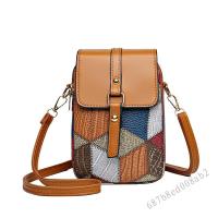 ราคา กระเป๋าสะพายหนัง pu ขนาดเล็ก หรูหรา 2 ชั้นสำหรับโทรศัพท์มือถือ (24734081804)