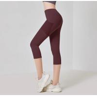 ราคา oobest พร้อมส่งAL YOGA 016 กางเกงโยคะขา 5 ส่วน มีกระเป๋าข้าง กางเกงเลกกิ้งออกกำลังกายผู้หญิง เป้าสามเหลี่ยม ไร้ตะเข็บ (25638327927)