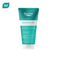 ราคา Eucerin ยูเซอริน เดอร์โมเพียว คลินิคอล เพียวริฟายอิ้ง คลีนเซอร์ เจลล้างหน้า 75 มล (25837747347)
