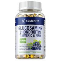 ราคา Xemenry Glucosamine Chondroitin Turmeric MSM 2100mg High Potency Joint Support Supplement 120 Vegetarian Capsules (24535221671)