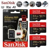 ราคา SanDisk Extreme PRO Flash Memory Card 128GB 256GB 180MB s UHS I U3 Micro SD 64GB 32GB 4K V30 Micro SD Card 512GB 1TB Microsd TF (26431303288)