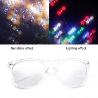 ราคา Best value Exclusive Offer Night Diffraction Glasses Rectangle Prism Effect Rainbow Style Rave Frieworks Starburst Eyewear Festivals Party Decoration (25120854158)