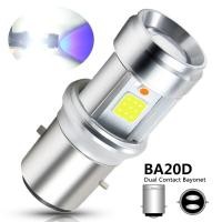ราคา สำหรับ Suzuki GD 110 ba20d รถจักรยานยนต์ LED หลอดไฟหน้า 12 วัตต์ 1200lm H6 สูง ต่ำคานสีขาว สีฟ้ารถมอเตอร์ไซด์สกูตเตอร์แสง 9 85 โวลต์ BA20D รถจักรยานยนต์ LED Headlight bulb (1206432700)