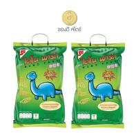 ราคา ขนม ข้าวเกรียบหลอดเอสบี ขนมไดโนพาร์ค ถุงใหญ่ไซส์ยักษ์ Super Big Pack 2 แพ็ค 300บาท (17443284978)