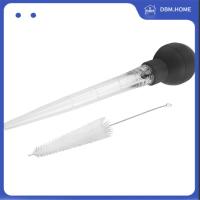 ราคา Turkey Baster Silicone Suction Bulb with Cleaning Brush for Flavor Meat Poultry Beef Baking Injecting Marinade BBQ Tools (25652032264)
