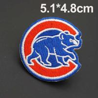 ราคา Customized Baseball Chicago Cubs embroidered Velcro 3D Velcro Patch Badges armband Emblem Decorative For Jackets Jeans Backpack cap (23971635604)