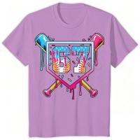 ราคา เสื้อยืดคอกลมแขนสั้นทรงหลวมสำหรับเล่นเบสบอล 67 สำหรับผู้ชายและผู้หญิง ทรงหลวม แขนสั้น คอกลม ลำลอง ฤดูร้อน 2025 (126460623530)