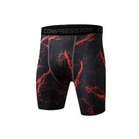 ราคา กางเกงขาสั้นกีฬาของผู้ชายกางเกงรัดรูปใส่ออกกำลังกายเข้ายิมเล่นกีฬาลายพรางสำหรับวิ่งกางเกงรัดรูปขายาว (9865404031)