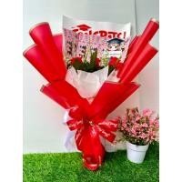 ราคา ช่อธนบัตรรับปริญญา ของขวัญวันรับปริญญา สำหรับใส่แบงค์เอง แถมฟรีการ์ดรับปริญญาทุดช่อ (22569667077)