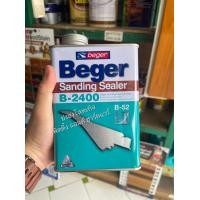 ราคา น้ำยารองพื้นไม้อุดร่องเสี้ยน B 2400 Beger Sanding Sealer รองพื้นยูรีเทน มีสองขนาด แกลลอน และ 1 4 (1340030384)