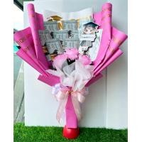 ราคา ช่อธนบัตรรับปริญญา ของขวัญวันรับปริญญา สำหรับใส่แบงค์เอง แถมฟรีการ์ดรับปริญญาทุดช่อ (22876094426)
