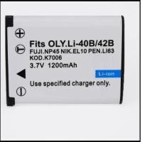 ราคา Olympus Li 40B Li 42B Casio NP 80 EL10 NP 45 KLIC 7006 D Li63 D Li108 camera battery and battery charger (24227486403)