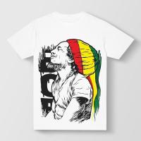 ราคา 2025 สไตล์ใหม่ Bob marley เสื้อยืด rasta reggae rege slank เพลง jamaica jamaika Baju เสื้อขนาด S 5XL (24826485825)