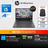 ราคา HP VICTUS 15 15 fa2457TX intel Core i5 14450HX RTX 4050 24GB 512GB 144 Hz FHD W11 2Yrs โน๊ตบุ๊ค Gaming (26398755060)