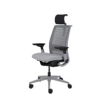 ราคา Modernform เก้าอี้เพื่อสุขภาพ Steelcase รุ่น THINK V2 ที่พิงศีรษะ ขาPT SOLID ADJ LUMBAR เบาะผ้า พนักตาข่าย (22566319699)