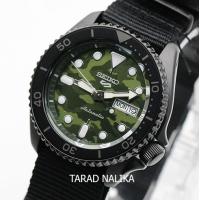 ราคา นาฬิกา Seiko 5 Sport Green Camouflage Street Style Automatic SRPJ37K1 ของแท้ รับประกันศูนย์ Tarad Nalika (19798589261)