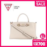ราคา GUESS กระเป๋า รุ่น BG801506 MIMINA GIRLFRIEND SATCHEL SATCHEL สีขาว (25041476656)