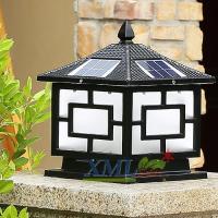 ราคา โคมไฟหัวเสาโซล่าเซลล์ ทรง ญี่ปุ่น Japanese Style สีดำ เเสง เหลืองวอมไวท์ โคมไฟ หัวเสา โซล่าเซลล์ ไฟหัวเสาโซล่าเซลล์ ไฟโซล่าเซลล์ (1302602438)