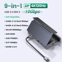 ราคา 4K 60Hz UGREEN 9 in 1 10Gbps USB C HDMI DP Multiport Adapter HUB อุปกรณ์แปลงสัญญาณ for Steam Deck Model 25869 (24550011519)