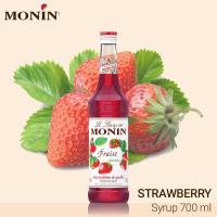 ราคา ส่งฟรี MONIN Strawberry Syrup 700 ml 6 bottle โมนิน สตรอว์เบอร์รี ไซรัป 700 มล 6 ขวด (25512253375)