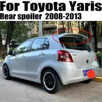 ราคา For Toyota Yaris Glossy Black Spoiler 2008 2009 2010 2011 2012 2013 ABS Carbon Fiber Spoiler Rear Trunk Wing Car Styling (22842777649)