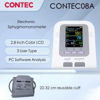 ราคา CONTEC CONTEC08A Upper Arm Digital Color LCD Blood Pressure Monitor with PC software Optional Cuff (20456206860)