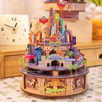 ราคา Disney กล่องดนตรีฐานโลหะและไม้ 3D แบบอัจฉริยะ (26032619604)