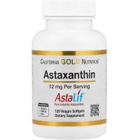 ราคา แอสต้าแซนธิน California Gold Nutrition Astaxanthin Astalif Pure Icelandic 12 mg (26114350370)