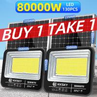 ราคา BINGO ไฟโซล่าเซลล์ LED สปอร์ตไลท์ 200000W ไฟภายนอกอาคารโซล่าเซลล์ กันน้ำ IP67 ไฟโซล่าเซลล์สปอร์ตไลท์ ไฟโซล่าเซลล์สว่าง ไฟโซล่าเซลล์รีโมท ไฟโซล่าเซลล์ภายนอก (126719300859)