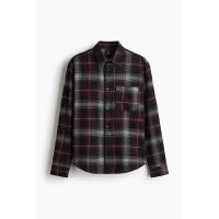 ราคา H M เสื้อเชิ้ตผ้าฝ้ายลายสก็อต สปริง (126372687764)