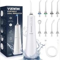 ราคา Original Water Flosser Cordless Water Dental Flosser 8 Jet Tips 5 Modes 300ml IPX7 Portable Rechargeable Oral Irrigator for Home Travel Gums Orthodontic Braces Care (25052504592)