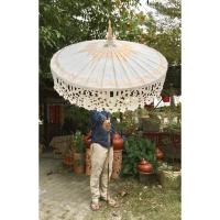 ราคา ร่มสัปทนผ้สฉลุลาย 1 เมตรด้ามยาว 2 เมตร ร่มบ่อสร้าง ร่มสัปทน (15772140734)