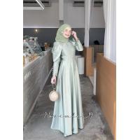 ราคา ชุดเดรสมุสลิม ชุดอิสลาม เดรสใส่ออกงาน ชุดใส่รายอรุ่นลิซ่าพร้อมส่ง (21775679931)