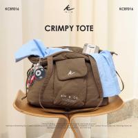 ราคา KIM CO ORIGINAL CRIMPY TOTE BAG KCBT016 กระเป๋า Tote Bag มี 5 สี ดำ ขาว โอลีฟ ม่วง น้ำตาล (25409869003)