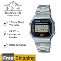 ราคา นาฬิกาดิจิตอล Casio รุ่น A168WA สำหรับผู้ชายและผู้หญิง สไตล์วินเทจ WR A168WA Collection A168WA 1 A168WA 1W A168WG 9W (25701742784)
