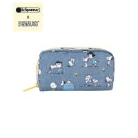 ราคา Lesportsac Rectangular Cosmetic กระเป๋าเครื่องสำอางค์ Style 6511 Lesportsac x Peanuts (25804042885)