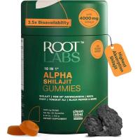 ราคา Two bottles packed Root Labs Alpha Gummies 4000 mg Pure Himalayan Shilajit 60 Gummies Healthcare Supplement Dietary (26233576367)