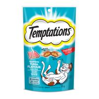 ราคา 12 ซอง Mars Whiskas Temptations Cat Treats Crunch with Fillings วิสกัส เทมเทชันส์ ขนมแมว แบบแห้ง เม็ดกรุบกรอบ สอดไส้นุ่ม 75g (17162422372)