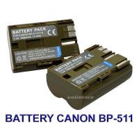 ราคา แพ็คคู่2ชิ้น BP 511 BP 511A BP511 Camera Battery For Canon แบตเตอรี่กล้องแคนนอน Battery For Canon 10D20D30D40D50D5DD30D60Pro 1300D1DKiss Powershot G1G2G3G6 BY BARRERM SHOP (870270932)