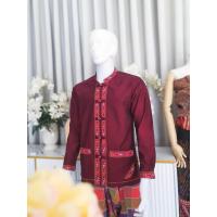 ราคา เสื้อภูไทกาฬสินธุ์ผ้าฝ้ายแขนยาวชาย (21292566317)