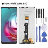ราคา หน้าจอ LCD สำหรับ Motorola Moto G30 จอแสดงผล LCD Touch Screen Digitizer Assembly สำหรับ Motorola Moto G30หน้าจอ สีดำ (19794583552)