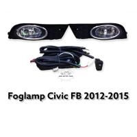 ราคา ไฟตัดหมอก honda civic fb 2012 2013 2014 2015 ไฟสปอร์ตไลท์ ฮอนด้า ซีวิค foglamp honda civic fb 2012 2015 CIVIC FB (10774650007)