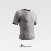 ราคา เสื้อยืดแห้งเร็วกระชับระบายอากาศไร้ตะเข็บ (26061362425)
