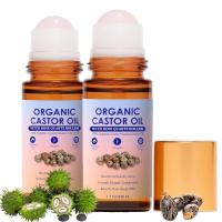 ราคา 2 PCS Organic en Castor Oil Roll On with Rose Quartz 100 Pure Natural Suitable for Skin Organic Castor Oil Roll On Rose Quartz Deep Moisturization Cold Pressed 1 7 fl oz (26233617792)
